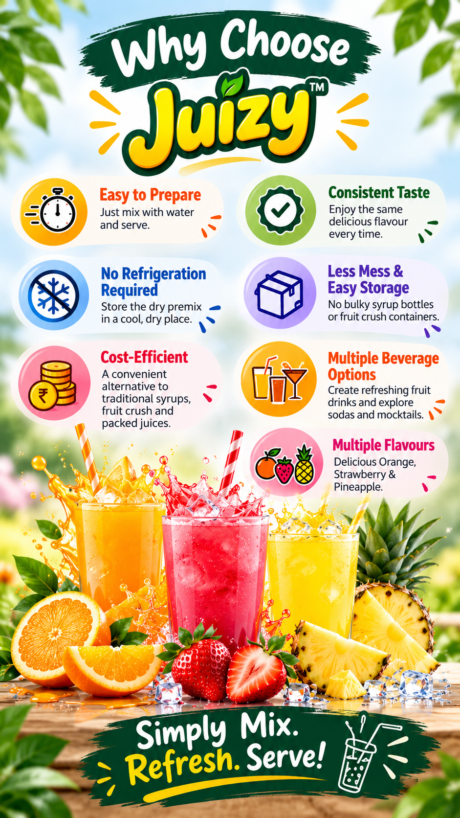 Juizy Sugar Version – 3 Flavour Trial Pack